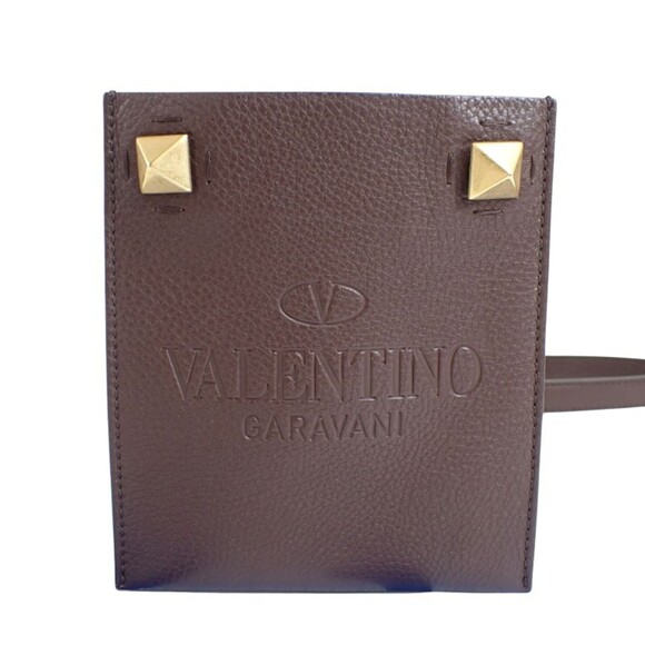 OTHERS Handbags - VALENTINO GARAVANI Valentino Garavani Shoulder Bag VY0P0T06ZBT Brown Calfskin...